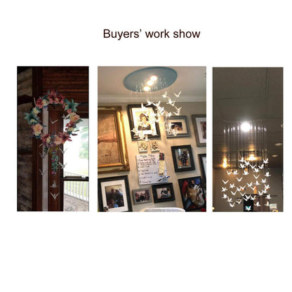 Ceiling Decoration Flying Bird Lifelike DIY Hanging Decorative for Kindergarten Shopping Mall Bedroom Party Christmas Tree