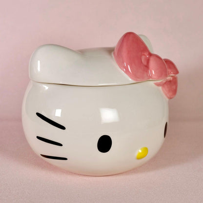 Hello Kitty Figural Head Cookie Jar, 8"L x 7"W x 6.75"H created by Blue Sky Clayworks