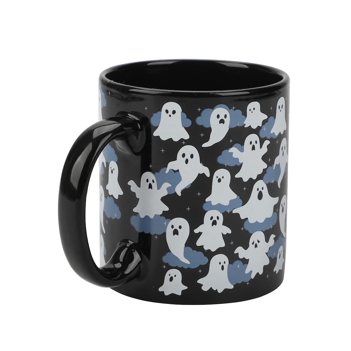 Bioworld Halloween Ghosts & Scary Icons 2-Pack 16 Oz Ceramic Mugs
