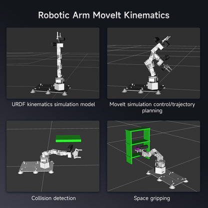 Yahboom Jetson Orin NX Super 16GB 157Tops Robotic Arm 3D Space Depth Camera Visual Recognition AI Intelligent ROS Robot Python