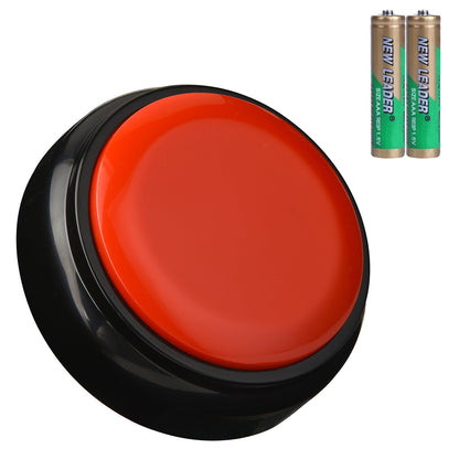 Red Record Buttons Recordable Button 30 Second Recording Buttons for Classroom Encouragement Words Desk Learning Record Daily Task