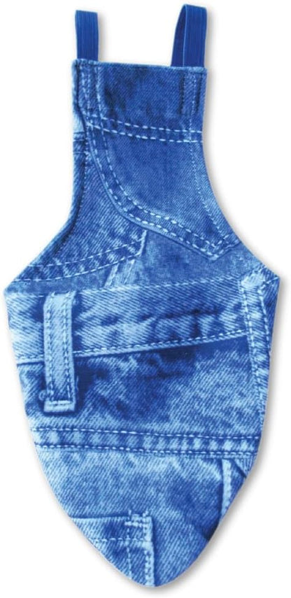 Avian Fashions FeatherWear FlightSuit Small(4) Bird Diaper in Denim Print