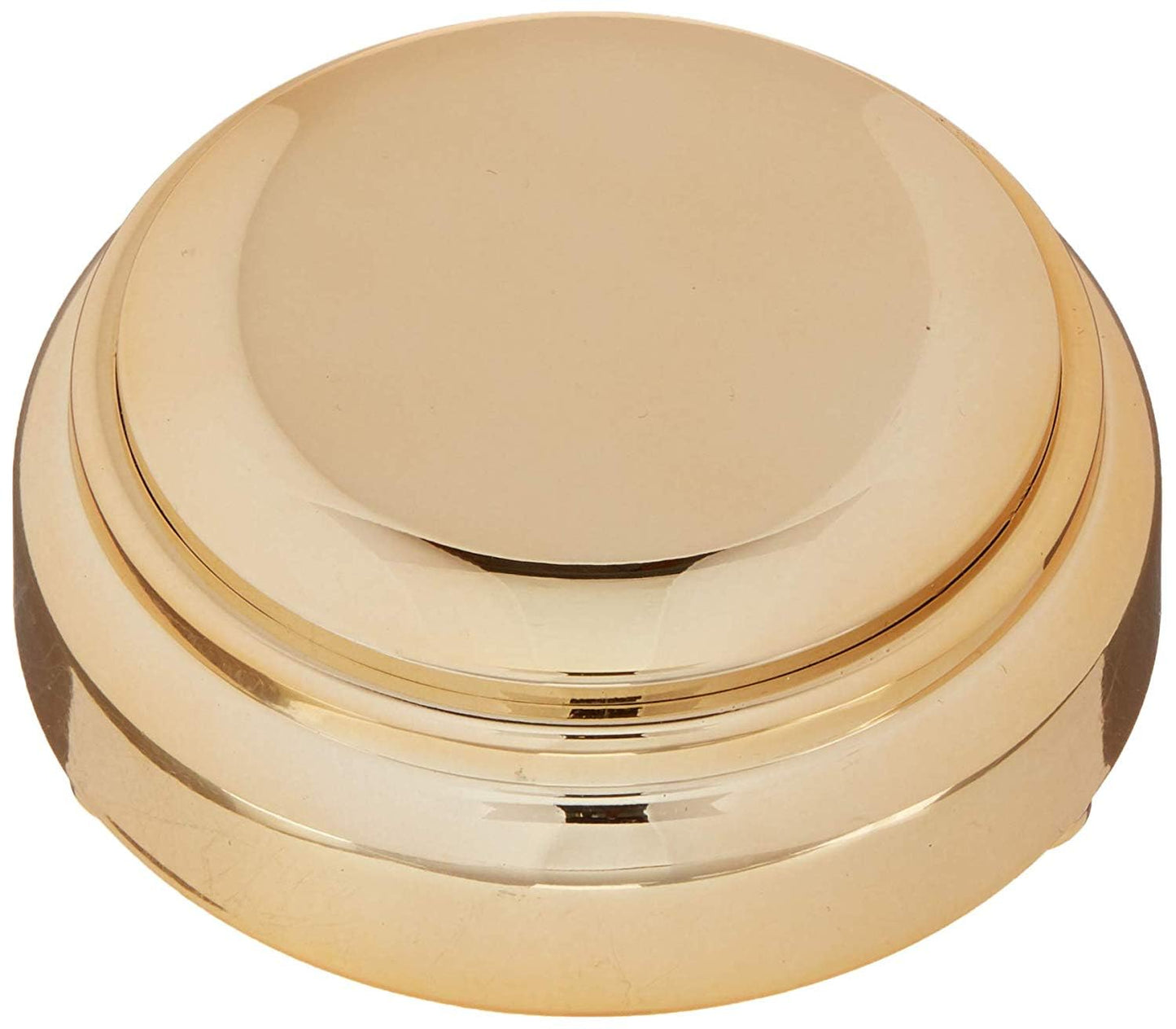 3-Message Recordable Button by Custom Easy Button® (Mirror Gold 3 Message Sequencer)