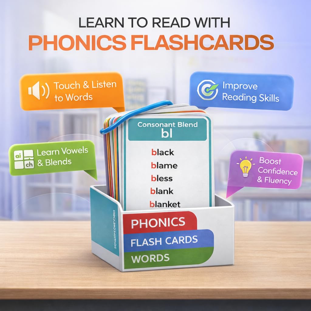 Scanmarker Max Reading Pen + Phonics Cards Bundle | Designed for Classroom Support with Phonics Assistance, Lock Function and Assistive Web App