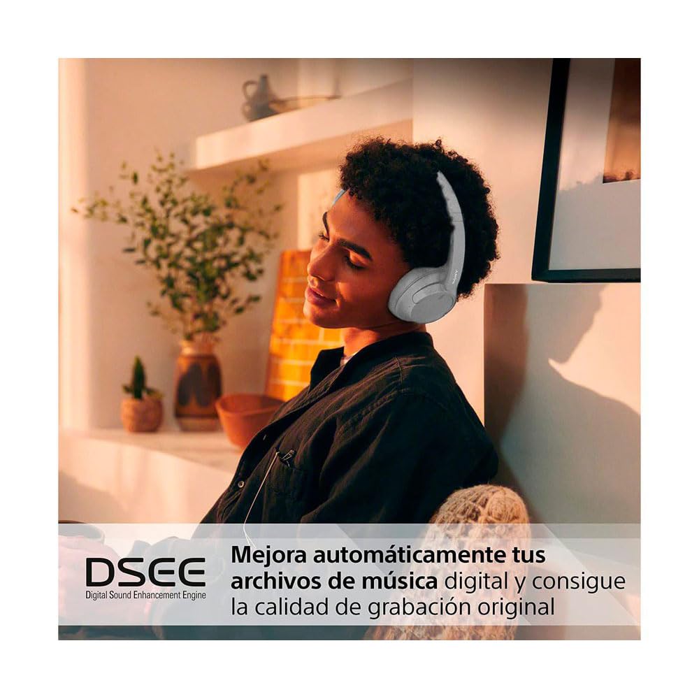Sony WH-CH720NW Noise Canceling Wireless Bluetooth Headphones - Built-in Microphone - up to 35 Hours Battery Life and Quick Charge - Matte White