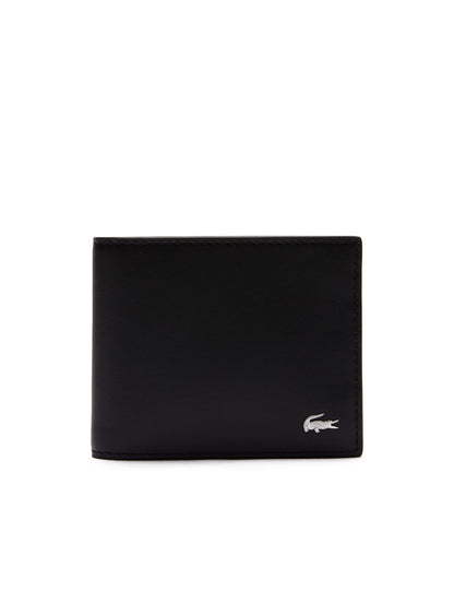 Lacoste Men's FG Small Billfold Wallet, Black, One Size