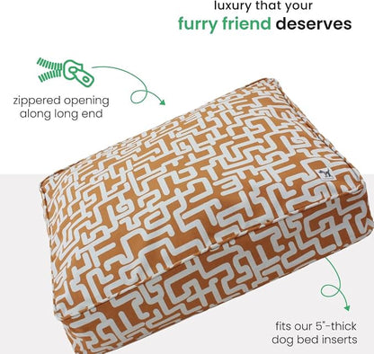 Molly Mutt Hypnotize Dog Bed Duvet Cover, GOTS-Certified 100% Organic Cotton Canvas Cover for Dog, Puppy, or Cat Bed, Durable, Washable, and Free of Harmful Chemicals, Medium/Large, 27"x36"x5"