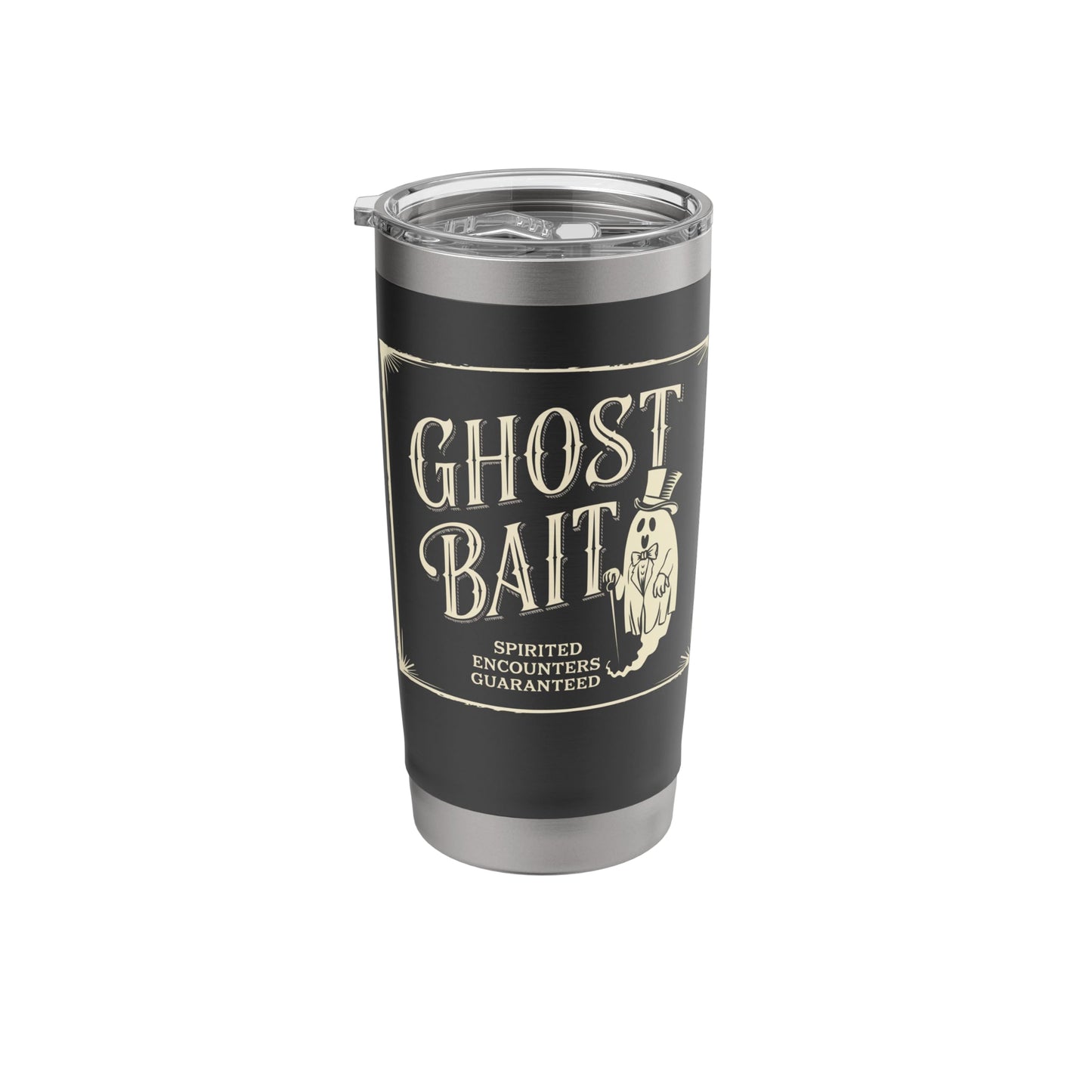 Ghost Bait Paranormal Investigator Ghost Hunting Halloween Stainless Steel Insulated Tumbler