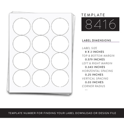 Canning Jar Labels 2.5 Inch Round - 120 Pack Brown Kraft Labels for Mason Jar Lids, Pantry Organization Labels for Food Storage and Kitchen Organization