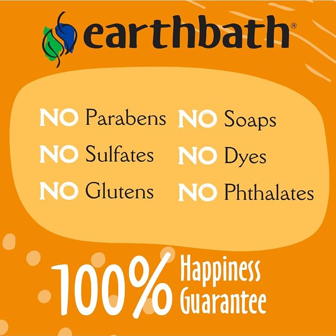 earthbath, Mango Tango 2-in-1 Conditioning Shampoo - Cruelty Free Dog Shampoo and Conditioner, Made in USA, Gentle Dog Conditioner, Best Puppy Shampoo & Puppy Supplies, Safe Dog Wash - 16 Oz (2 Pack)