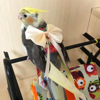 Bird Flight Suits Diapers, Parrot Flight Suits Diapers for Quaker Parakeets Cockatiels Flight Suits, Parrot Clothes (Red,Macaw)