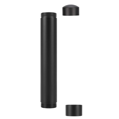 Fortune Nexus Air Tight Smell Proof Metal Cigar Case Tube with Built in Humidifier (Black)