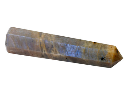Amazing Gemstone Sun Moonstone Crystal Towers - Natural Healing Crystal Point Obelisk for Reiki Healing and Crystal Grid (3" to 4" INCH)