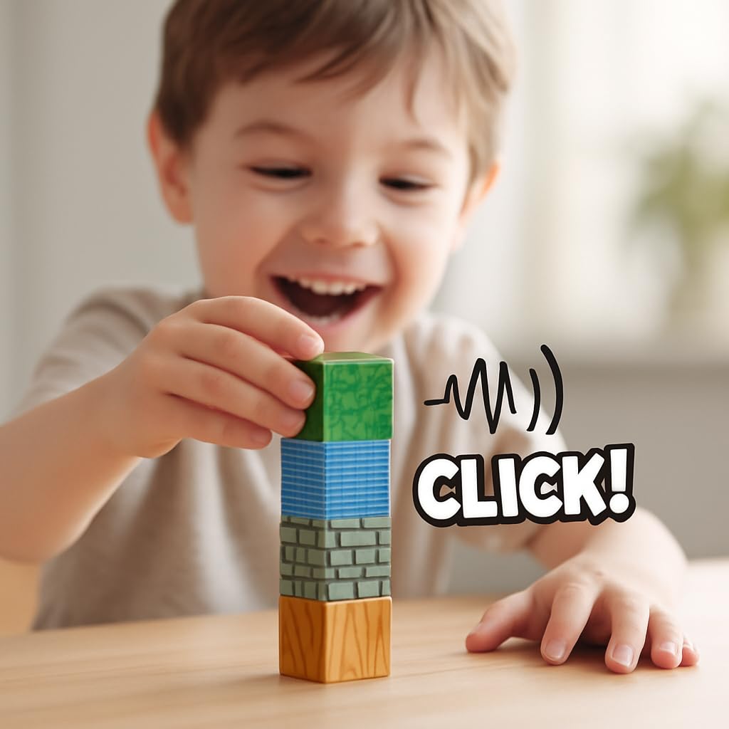 uMadeUs Magnetic Blocks Building Set - Puzzle Cubes as STEM Toys for Kids - Toddlers Sensory Construction Tiles - Ages 3+ Creative Educational Games for Boys and Girls - Frozen 2-100pc Block