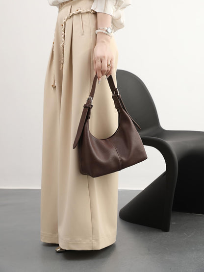 NIUEIMEE ZHOU Hobo Bags for Women Soft Vegan Leather Crescent Shoulder Handbag Slouchy Tote Crossbody Purses