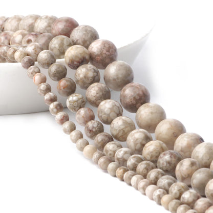 Yochus 60pcs Polish Maifanitum Beads，6mm Healing Power Natural Stone Round Loose Gemstone Beads for Jewelry Making Earring Necklace DIY Crafts