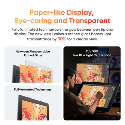 XPPen Artist Pro 27 (Gen 2) Drawing Tablet with Screen | 27Inch 4K 120Hz for Professional Artists, Animators Graphic Designers | Calman Certified Color Accuracy | X3 Pro with Tilt Support