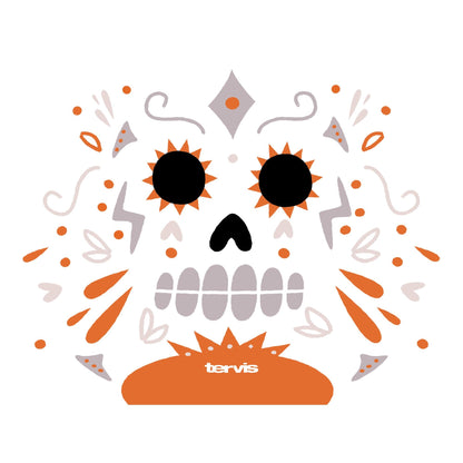 Tervis Super Sugar Skull Halloween Made in USA Double Walled Insulated Tumbler Travel Cup Keeps Drinks Cold & Hot, 24oz, Classic