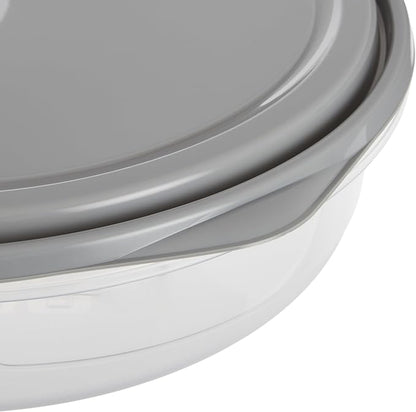 GoodCook EveryWare Extra Large 12 inch Round Container 2 pack, BPA Free