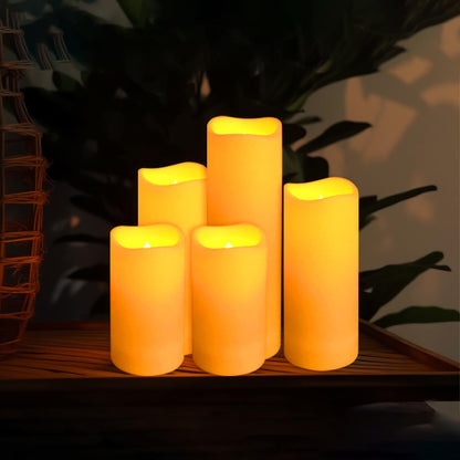 fclayvts 60-Pack LED Flameless Candles with Remote Control - Perfect for Parties, and Special Occasions (Three Sizes)