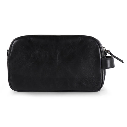 Londo Genuine Leather Travel Toiletry Bag – Makeup, Shaving Organizer, Dopp Kit for Men & Women, Durable & Stylish Travel Accessory