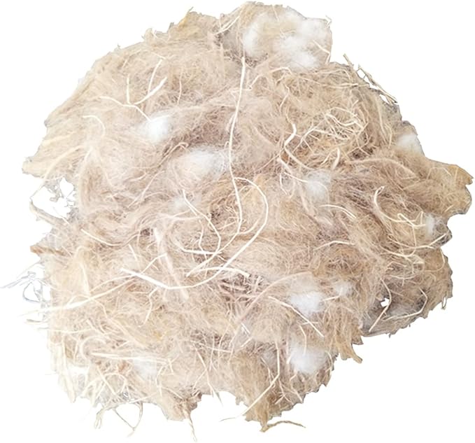 Natural Bird Nesting Materials, Bird Nest Material,Great for Nest Building and Hideouts，(100G / 3.5OZ)