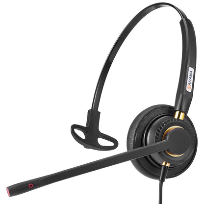 Arama Phone Headset for Cisco Landline, Noise Canceling Microphone Mute Switch Telephone Headset Compatible with Cisco IP-7821 7841 7942G 7931G 7940 7941G 7945G 7960 7961G 7962G 7965G 7975G 8811 8841