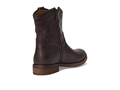 FRYE AND CO. Womens Kellie Button Short Dark Brown 7 Medium