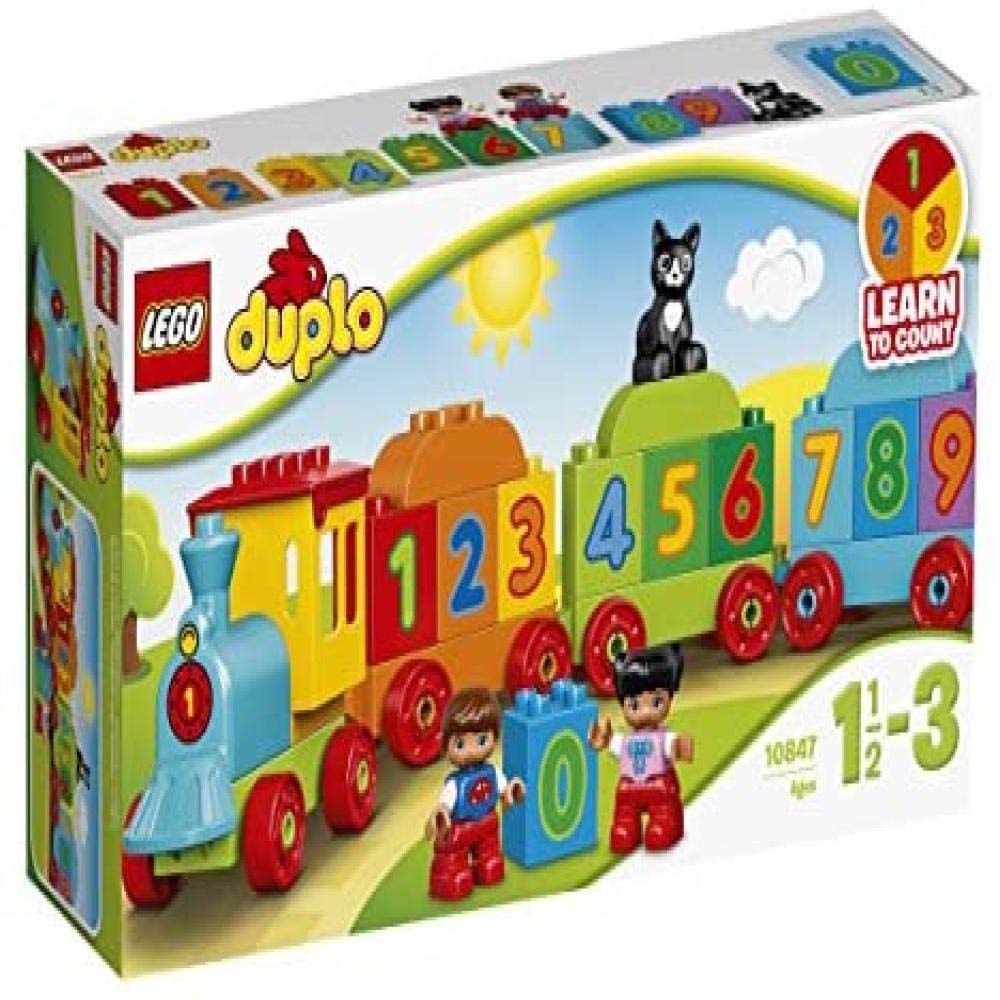 LEGO DUPLO My First Number Train 10847 Learning and Counting Train Set Building Kit and Educational Toy for 2-5 Year Olds (23 Pieces)