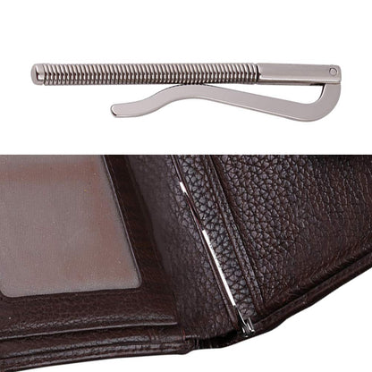 Watris Veiyi Money Clip for Wallet, 5Pcs Spring Metal Money Clip Insert Bar Replacement for Bifold Leather Wallet Purse Credit Card Holder