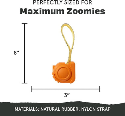 Barkbox Tug Measure Durable Dog Toy, Perfect for Strong Chewers and Interactive Play - Large
