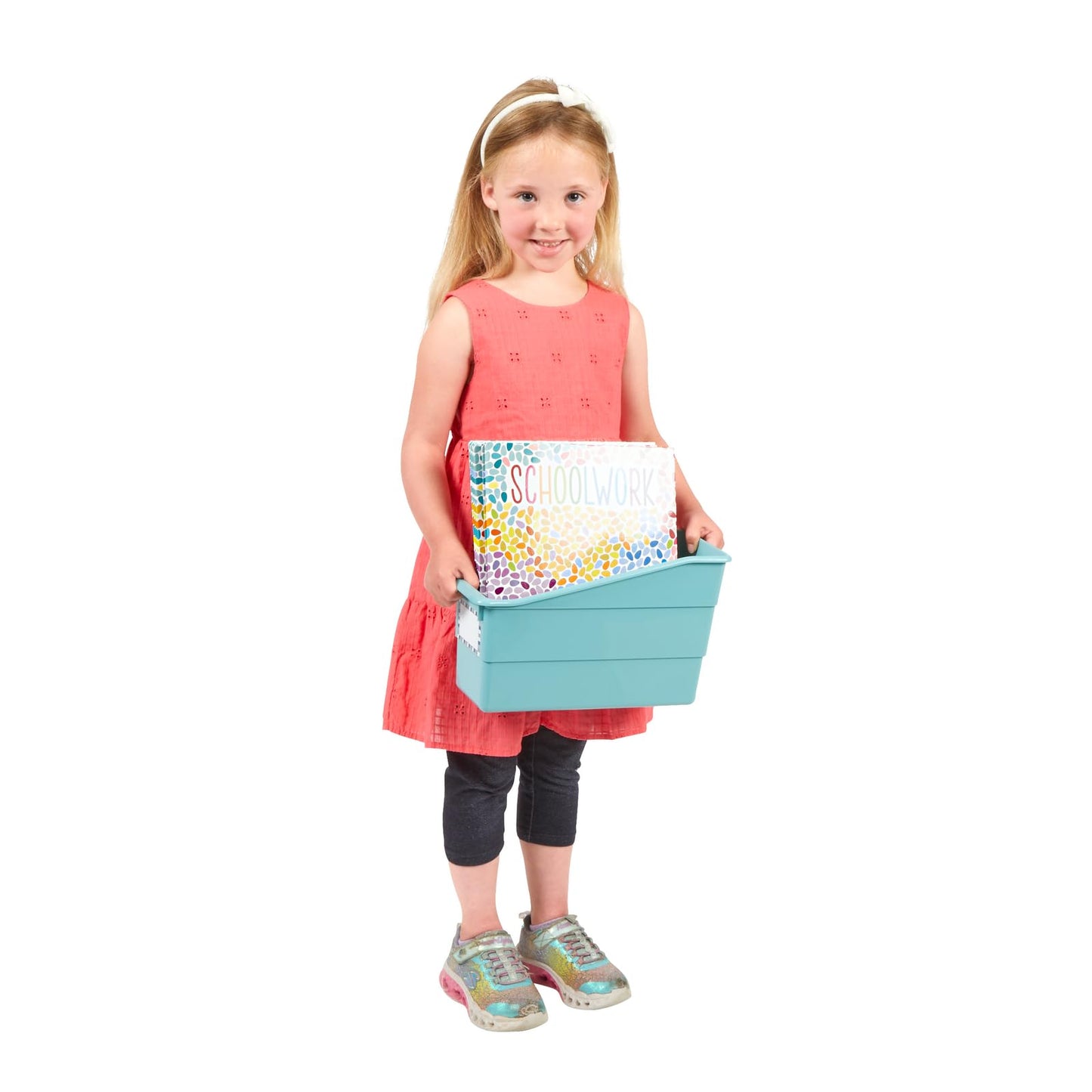 Really Good Stuff Durable Book and Binder Holder - 6 Pack, 5.25" x 12.5" x 7.5", Classroom Organization & Decor