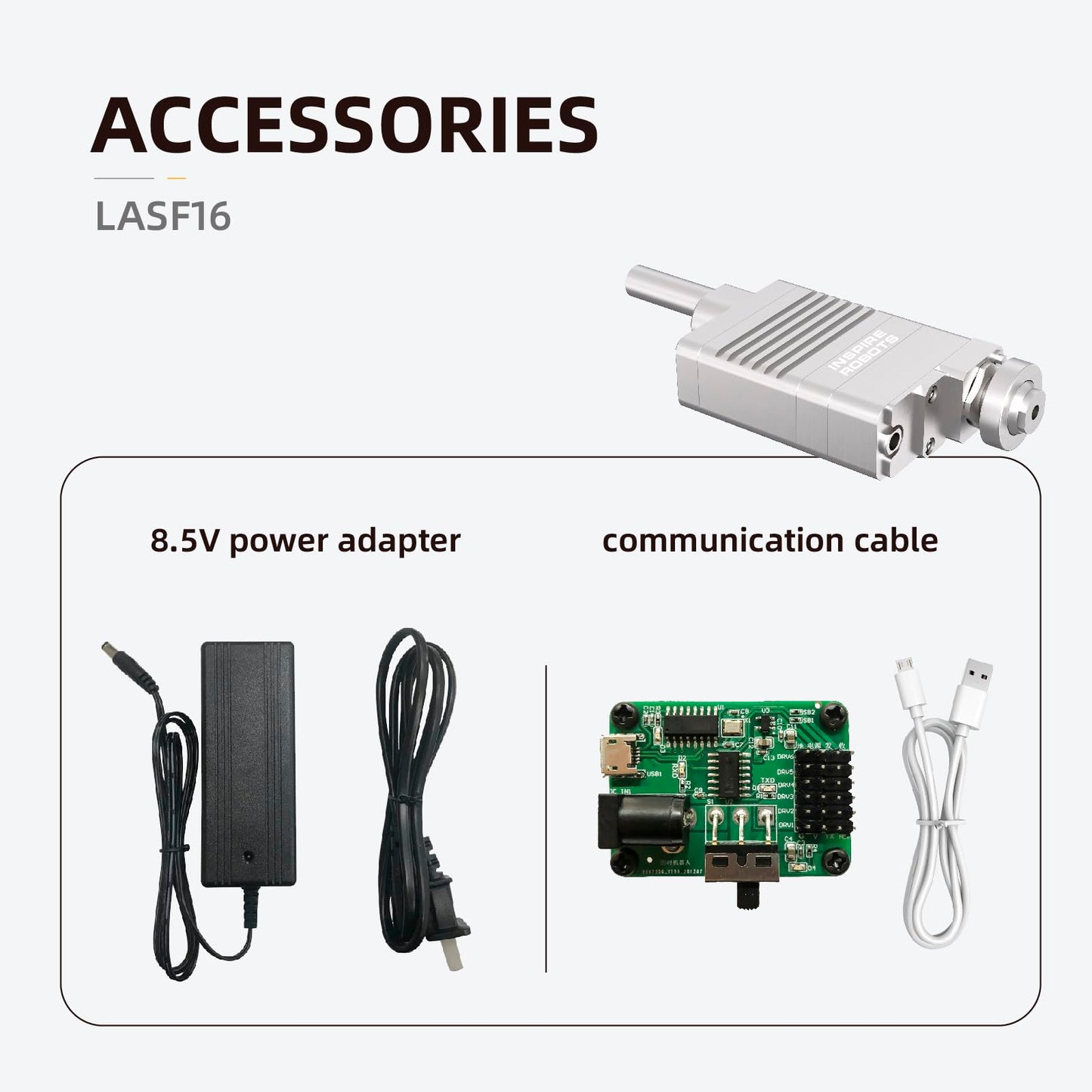 High Precision Micro Linear Servo Actuator with Force Control Sensor,Stroke 16mm,Force 7.9lbs(35N), Speed 53mm/s | for Robotics,Industrial Automation,Medical and Healthcare Equipment|LASF16-084D