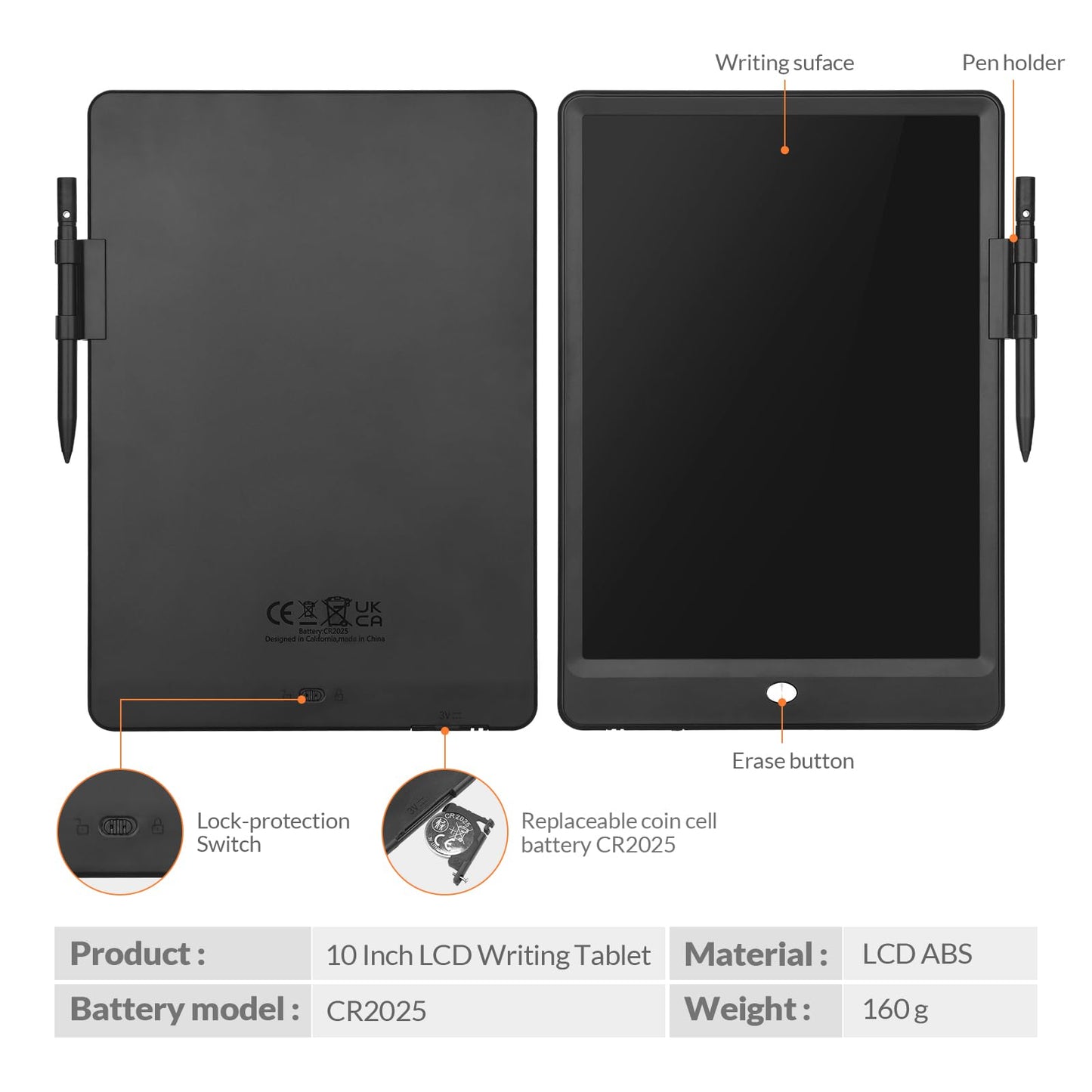 Mafiti LCD Writing Tablet 8.5 Inch Electronic Writing Drawing Pads Portable Doodle Board Gifts for Kids Travel Toys for Toddler Birthday Christmas Gift for Boys Girls Age 3 4 5 6 7 8 Cyan