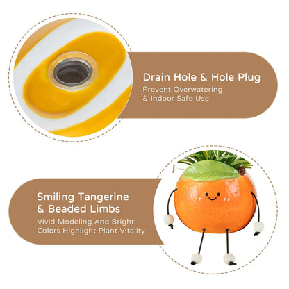 Walasis Gardening Plant Gifts for Women: Cute Hanging Planter Gift for Plant Lovers Mother - Smiley Face Small Flower Pot for Succulent Cactus Spider