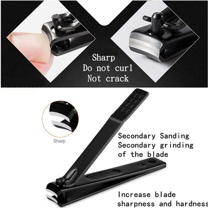 Manicure set Men Personal Care Tools Accessories Finger and Toe Nail Clippers Set Professional Manicure Pedicure Kit With Travel Case Nail Grooming Kit Gifts for Men Women Father Mother