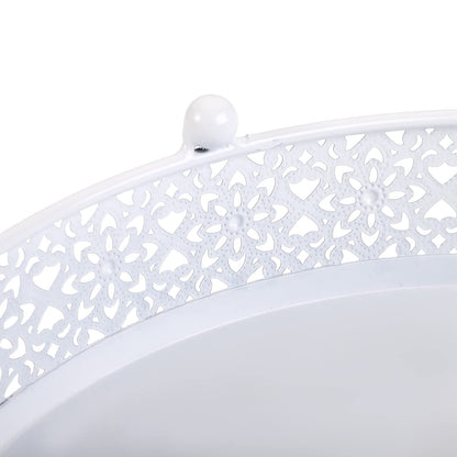 Hedume Set of 3 Cake Stand, Dessert Display Cupcake Stands, Round Metal Cake Stands, Cupcake Pastry Candy Display Plate for Wedding, Event, Birthday Party