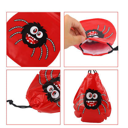 CCINEE 72pcs Halloween Drawstring Goody Bags 12 Styles Halloween Treats Bags for Kids's Trick or Treat Party Favor Supplies