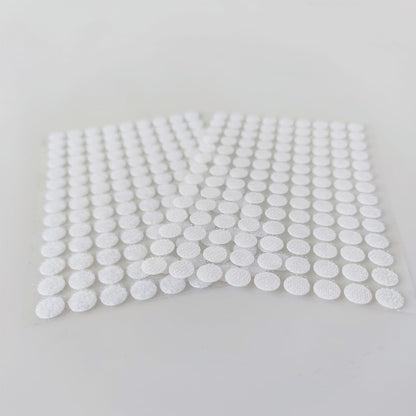 2016Pcs (1008 Pairs) 0.39in/10mm Diameter Hook and Loop Self Adhesive Dots Tapes, White Nylon Sticky Back Dots, Fastener Round Tapes for Home, Office and Classroom