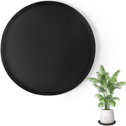 Kalolary 25 Inch Plant Saucer for Potted Plant Silicone Plant Trays Plant Saucer Growing Tray Heavy Sturdy Silicone Plant Drainage Saucers Plant Drip Trays for Pots Seed Starter Growing Trays