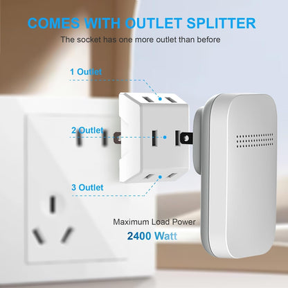 Wireless Doorbell - Self-Powered Door Bells No Battery Required for Home, Push Button Plug-through Waterproof Cordless Door Chime, up to 1300ft Range with 38 Ringtone, 120dB Extra Loud Doorbells