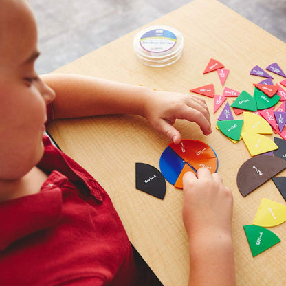 EAI Education Fraction Circles: Numbered - Set of 51