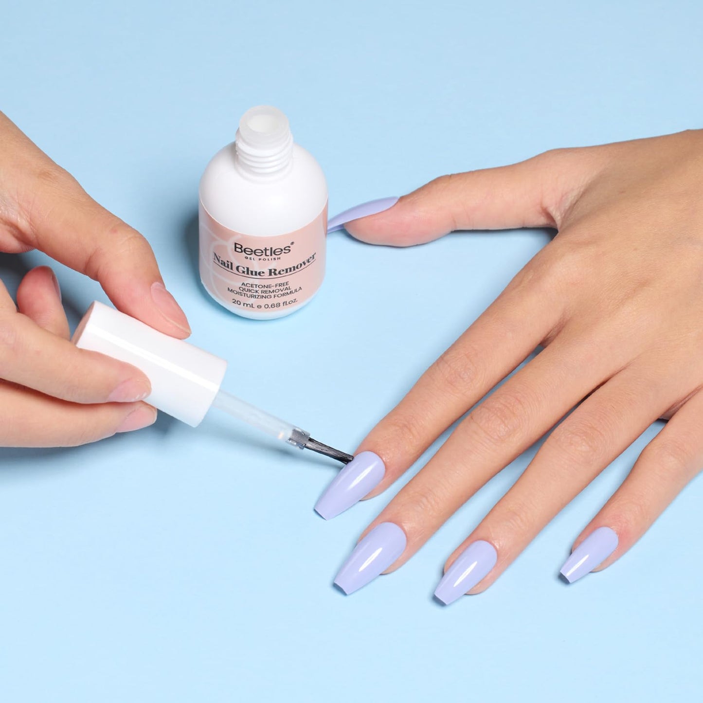 Beetles Nail Prep Kit Nail Dehydrator and Primer Nail Care Tool Kit 20ml Large Capacity Acid-Free & Hema-Free Dehydrate Bond Primer with Manicure Tools for Acrylic Nail Gifts for Women