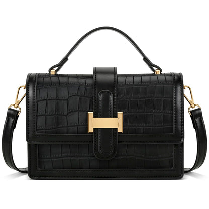 KKXIU Small Purses for Women - Top Handle Crossbody Bag for Women, Leather Lady Handbags Shoulder Clutch with Adjustable Shoulder Strap