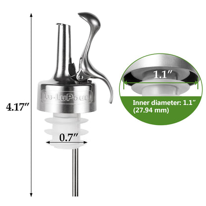 Wine Stopper & Pourer 2 in1, Suitable for Alcohol, Wine for Best Christmas and Birthday Gifts