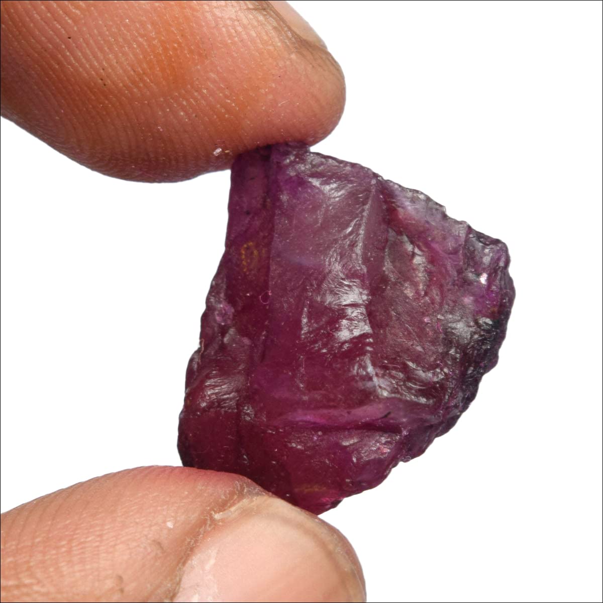 GEMHUB Loose Gemstones Beads Natural Crystals And Healing Stones 22 Carats Raw Rough Ruby Healing Crystals For Jewelry Making
