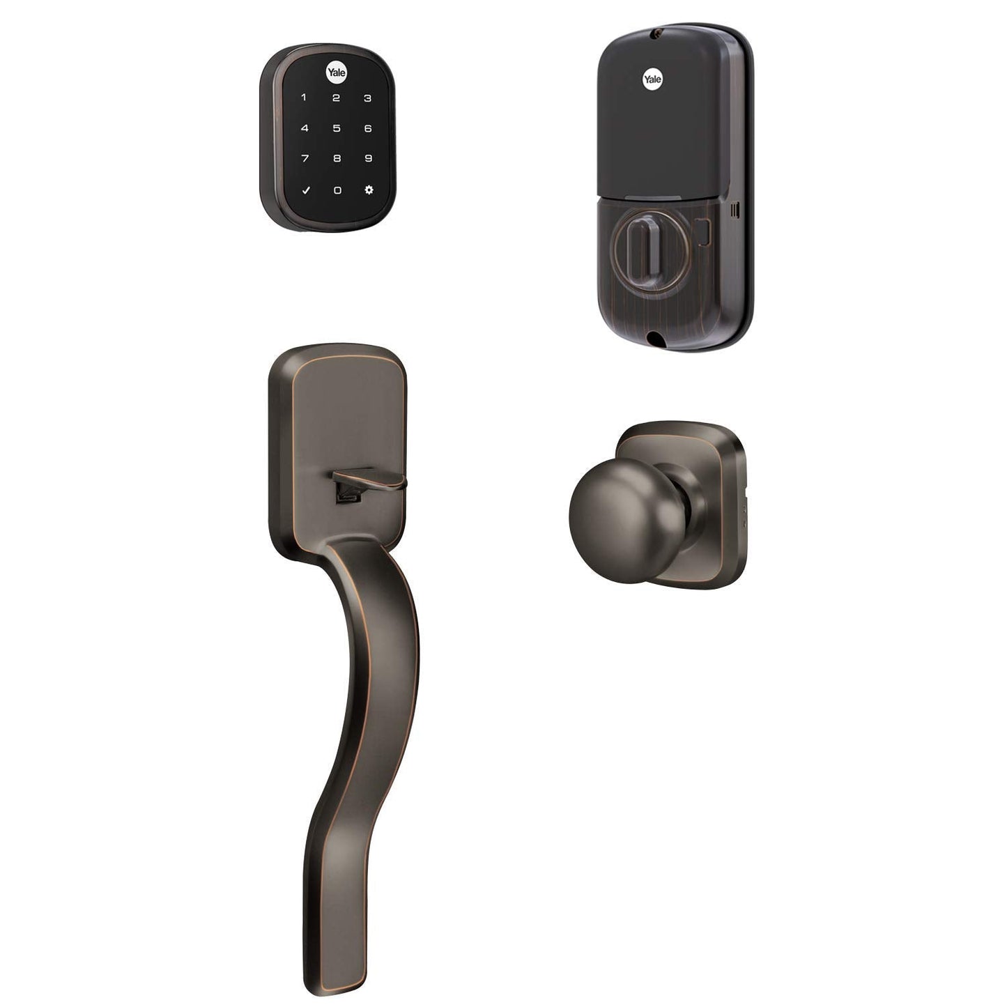 Yale Assure Lock - Wi-Fi Touchscreen Smart Lock with Valdosta Lever