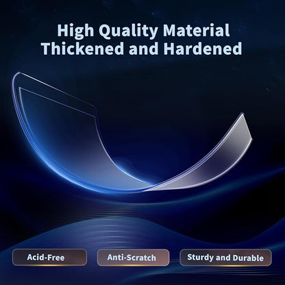 1000 Card Sleeves Hard Plastic, Premium Baseball Card Sleeves, 3" x 4" Trading Cards Holder, Sports Football Game Cards Protectors Top Cases (500 Hard Sleeve + 500 Soft Sleeve)