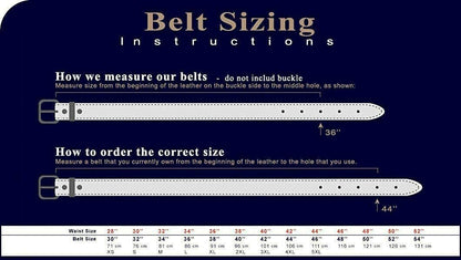 Belts.com Brenton_Genuine Full-Grain Cowhide Leather Dress Belt with Western Silver Plated Buckle Set (Smooth Black, 32)