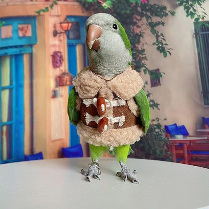 Bird Diaper Flight Suit Parrot Costume pet Animal Costume, Applicable to Birds and Parrots Warm Supplies. (S)